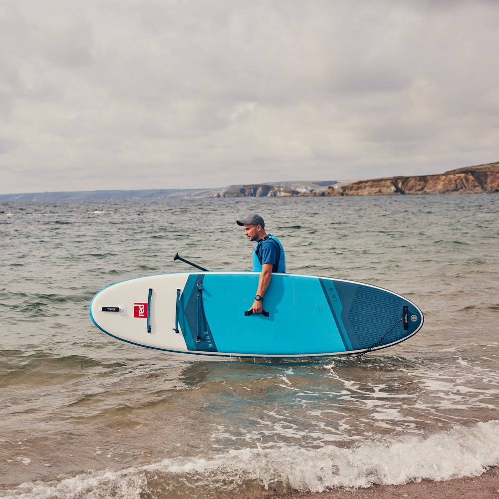 red paddle Ride CT 10.8 opblaasbare sup blauw voordeelpakket